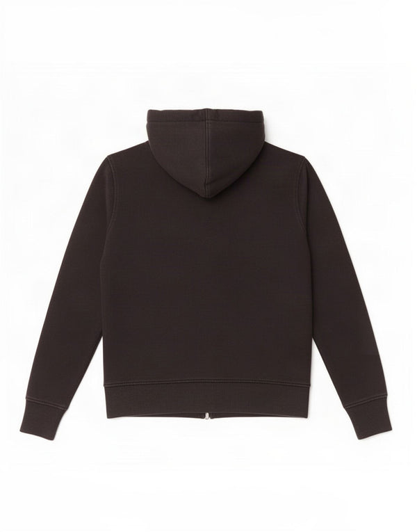 Maglione con cappuccio e zip grafica da donna Calvin Klein Jeans UK 10 piccolo nero
