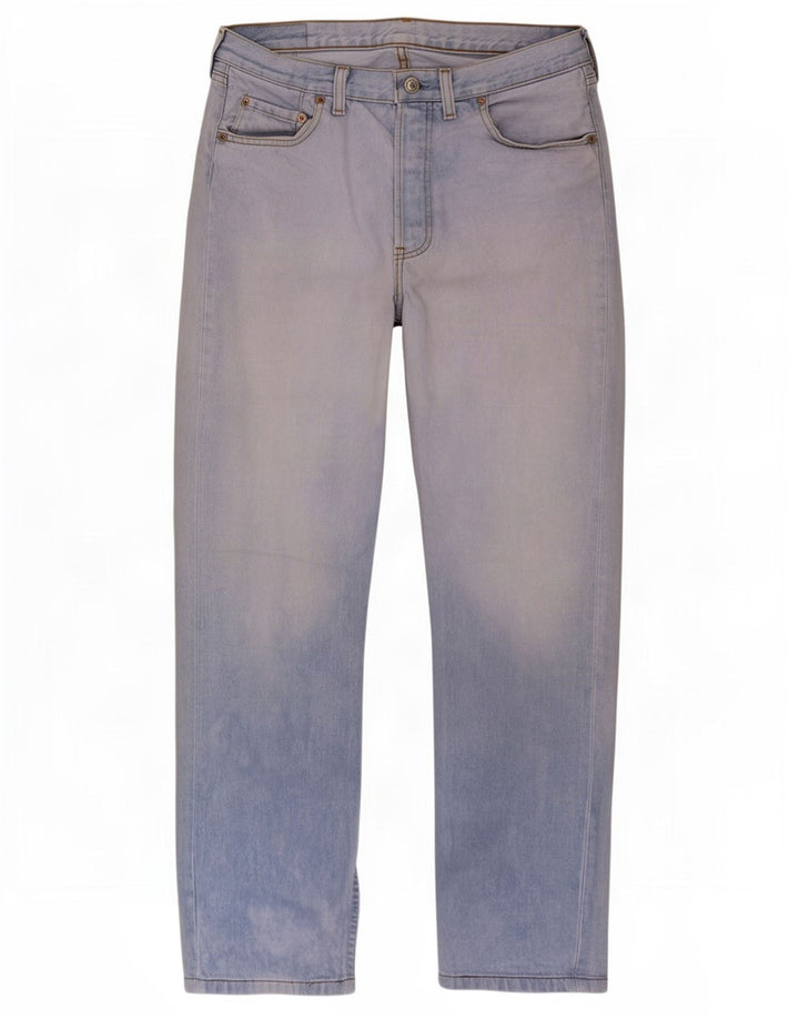Jeans dritti da uomo Levi's W34 L31 in cotone blu
