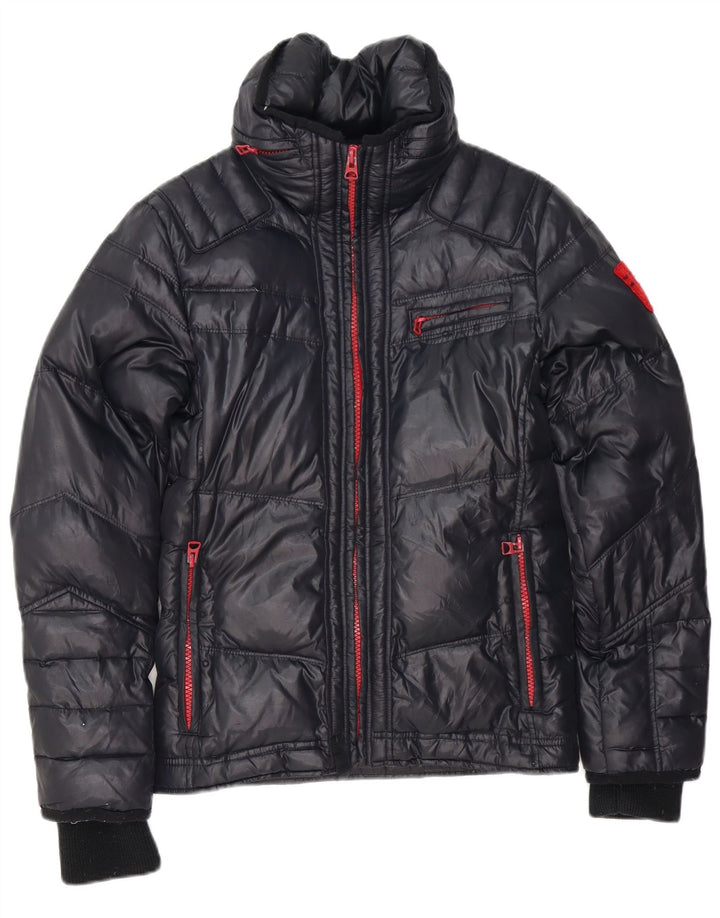 Giacca imbottita con cappuccio da uomo Diesel UK 36 Small Blu Navy