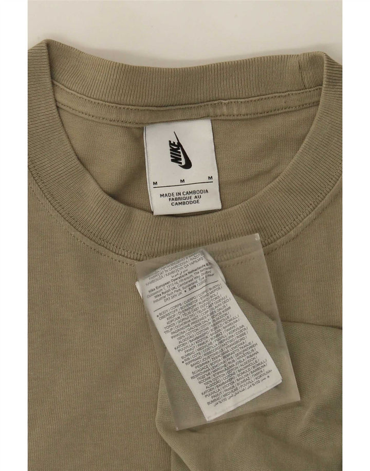 T-shirt da uomo Nike Top in cotone kaki medio