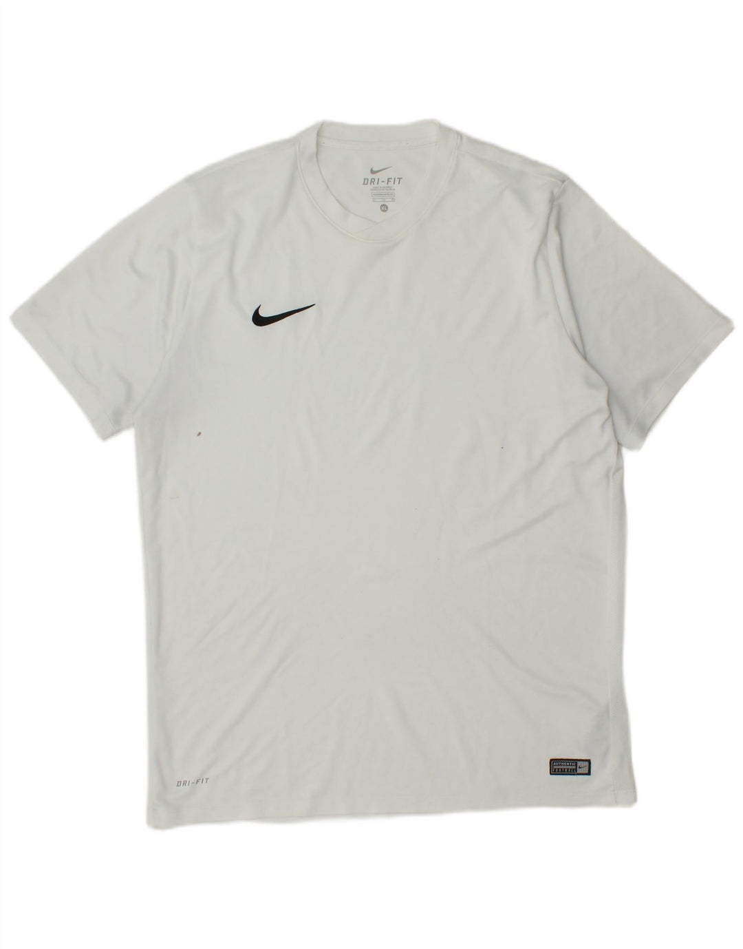 T-shirt da uomo Nike Dri Fit Top XL poliestere bianco