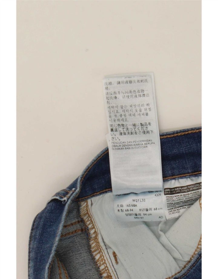 Jeans skinny slim da donna Levi's W27 L32 cotone blu