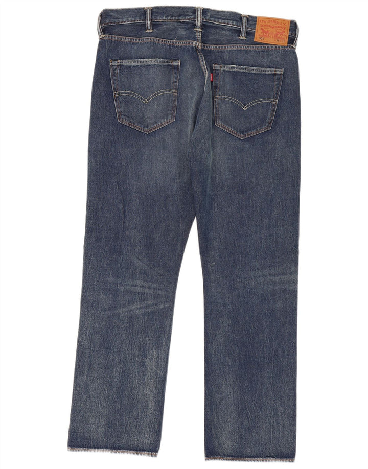 LEVI'S Jeans dritti da uomo 501 W38 L32 cotone blu
