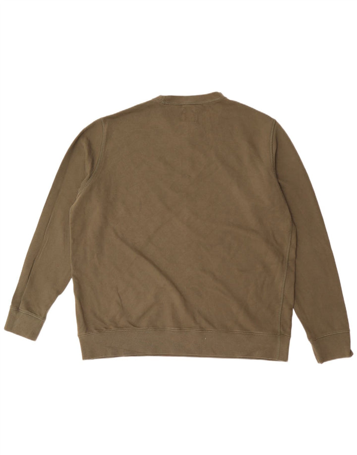 Felpa da uomo Marks & Spencer maglione 2XL cotone kaki