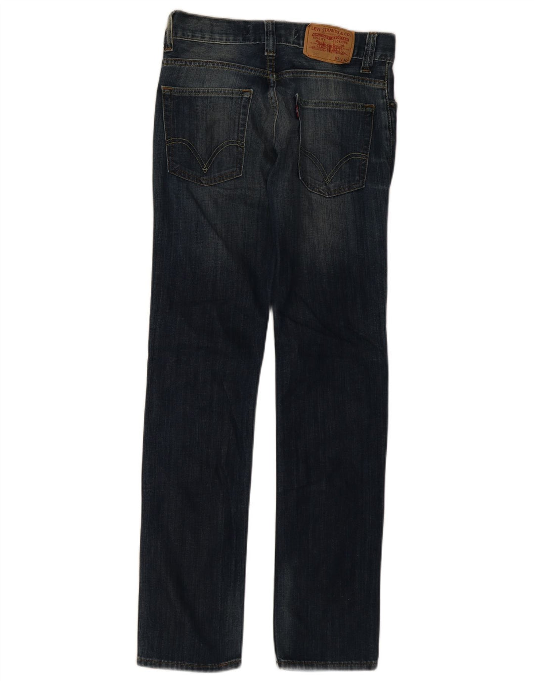 Levi's Uomo 511 Slim Jeans W31 L34 Blu Navy Cotone