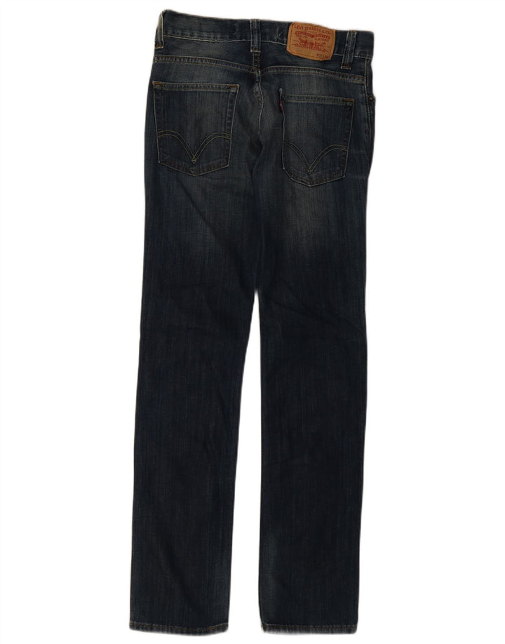 Levi's Uomo 511 Slim Jeans W31 L34 Blu Navy Cotone