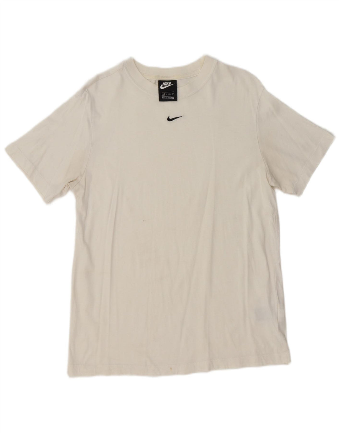 T-shirt Nike da uomo Top XS in cotone bianco