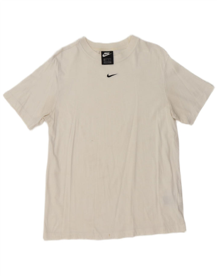 T-shirt Nike da uomo Top XS in cotone bianco
