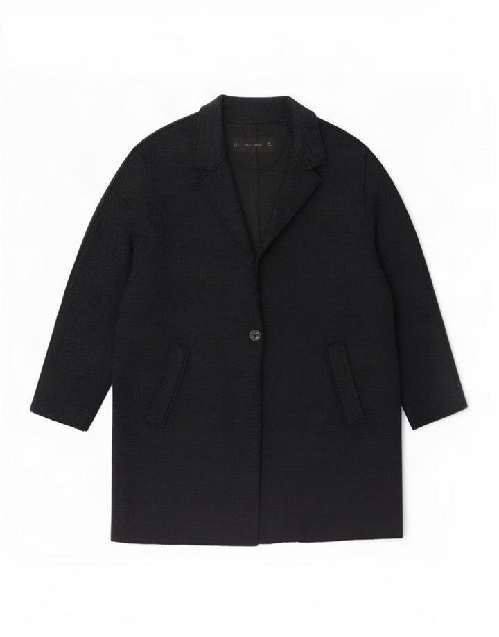 Cappotto Zara da donna UK 16 grande blu navy