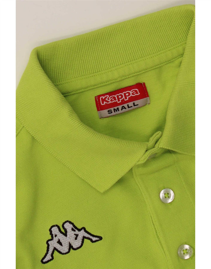Polo Kappa da uomo a maniche lunghe piccola verde