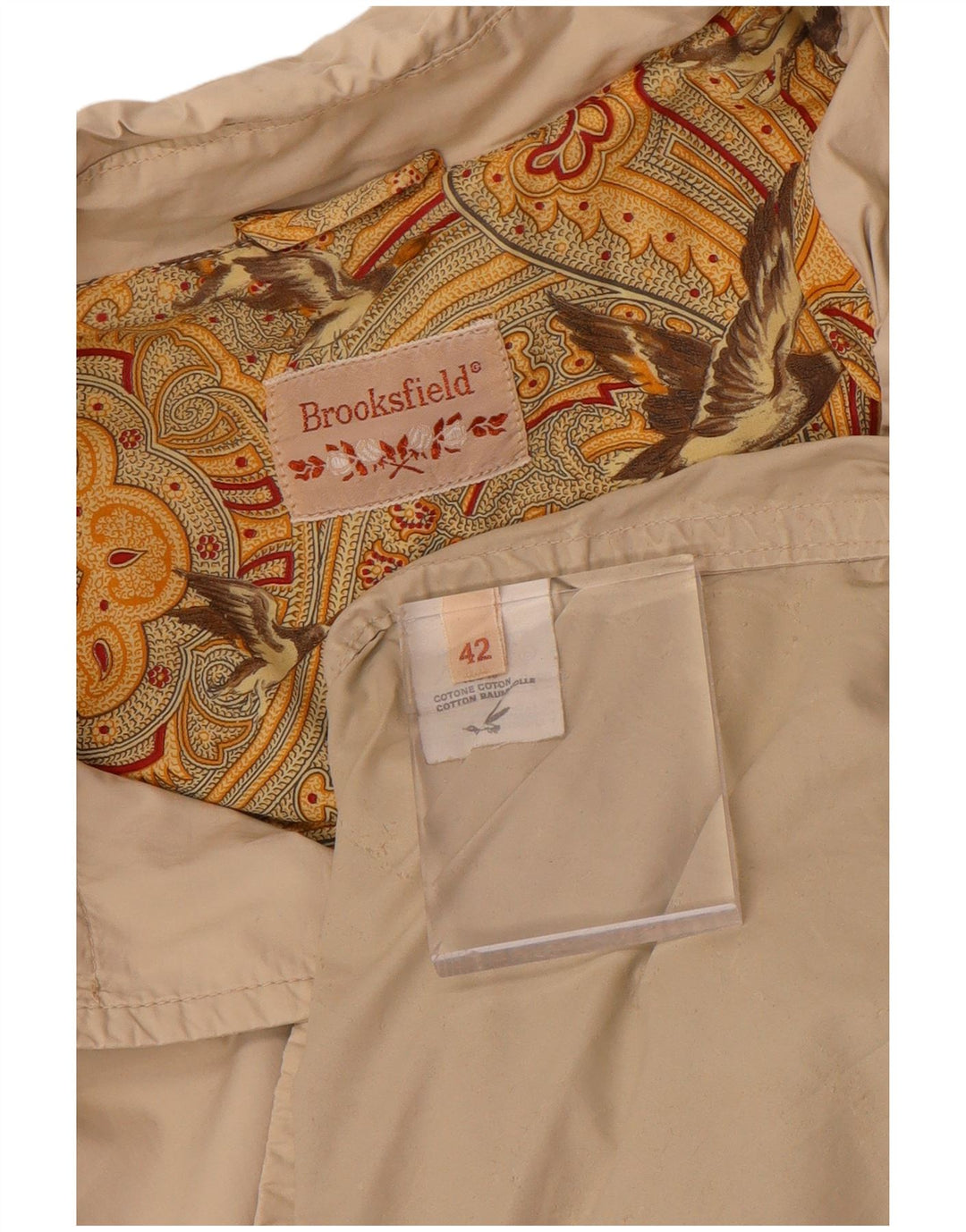 Giacca a vento da donna BROOKSFIELD IT 42 Cotone beige medio