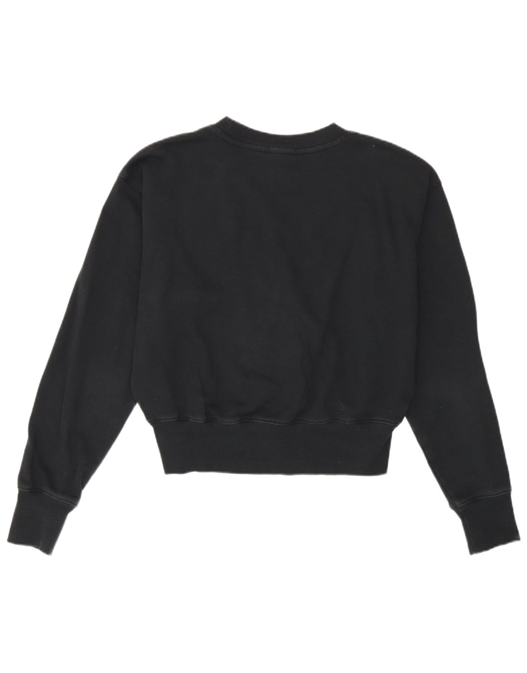 Felpa con grafica corta da donna Champion UK 14 cotone nero medio