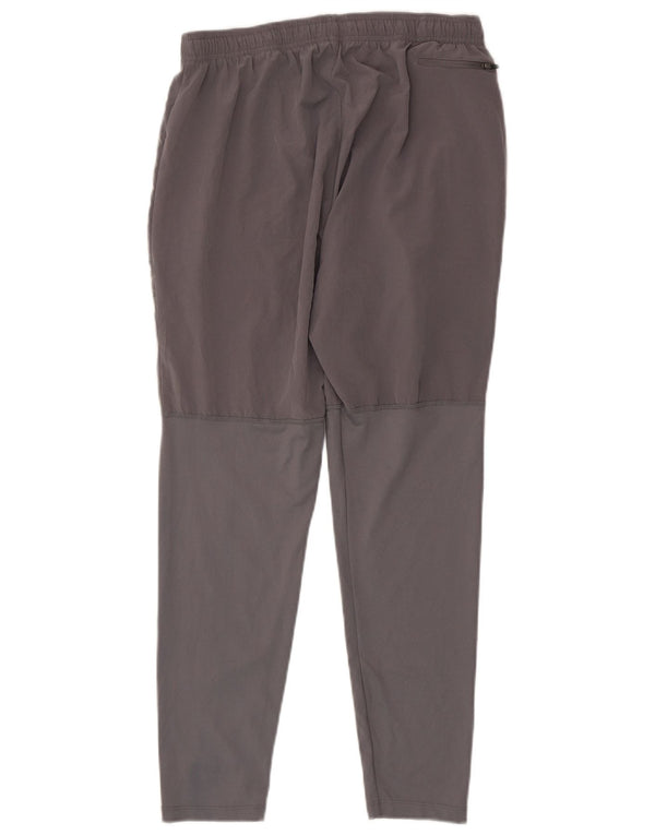 Pantaloni da tuta Nike Dri Fit da uomo, grandi, in poliestere grigio