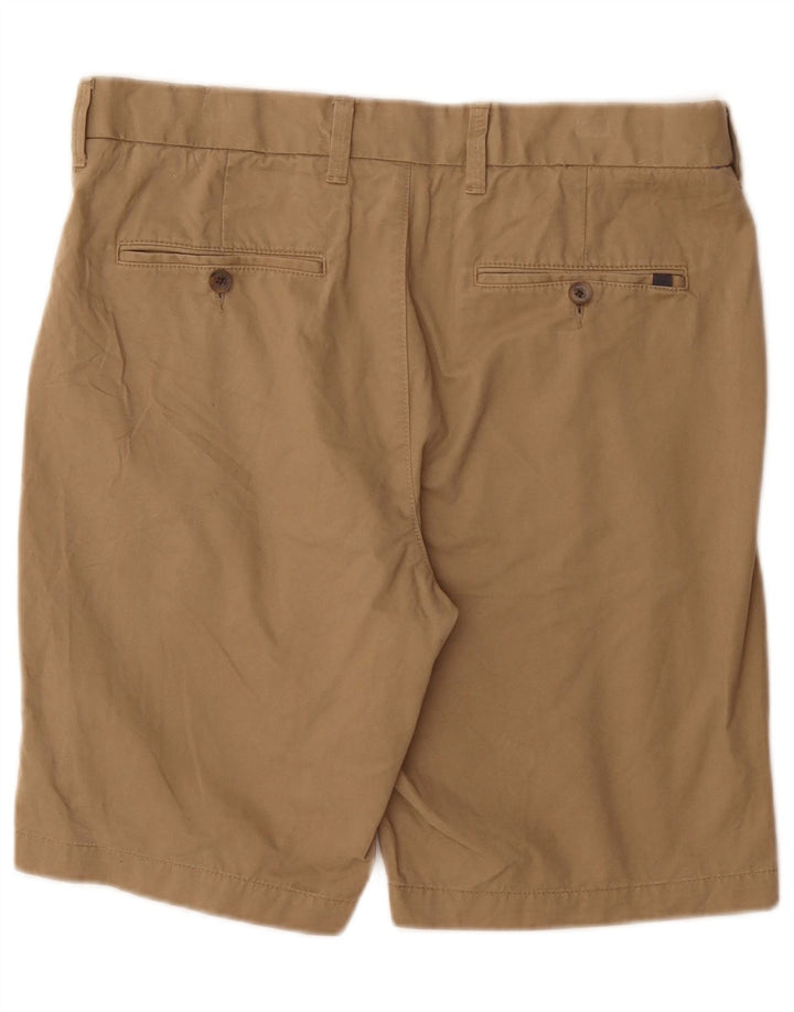 Pantaloncini chino da uomo Marks & Spencer grandi W34 cotone beige