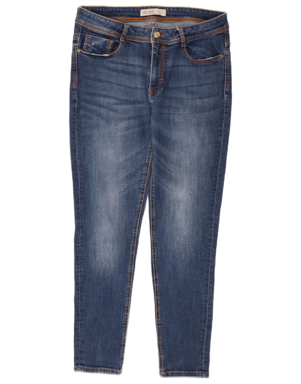 Jeans skinny da donna Zara EU 42 Large W32 L28 Cotone blu