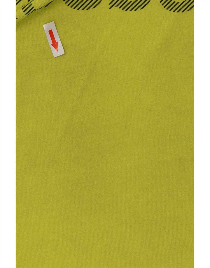T-shirt grafica da uomo Reebok Top in poliestere verde medio