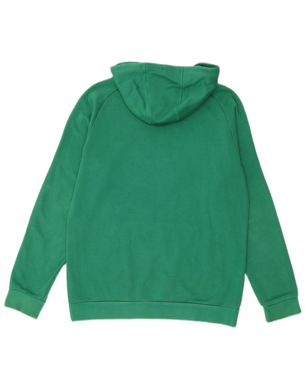 Felpa con cappuccio bambina Adidas 15-16 anni in cotone verde