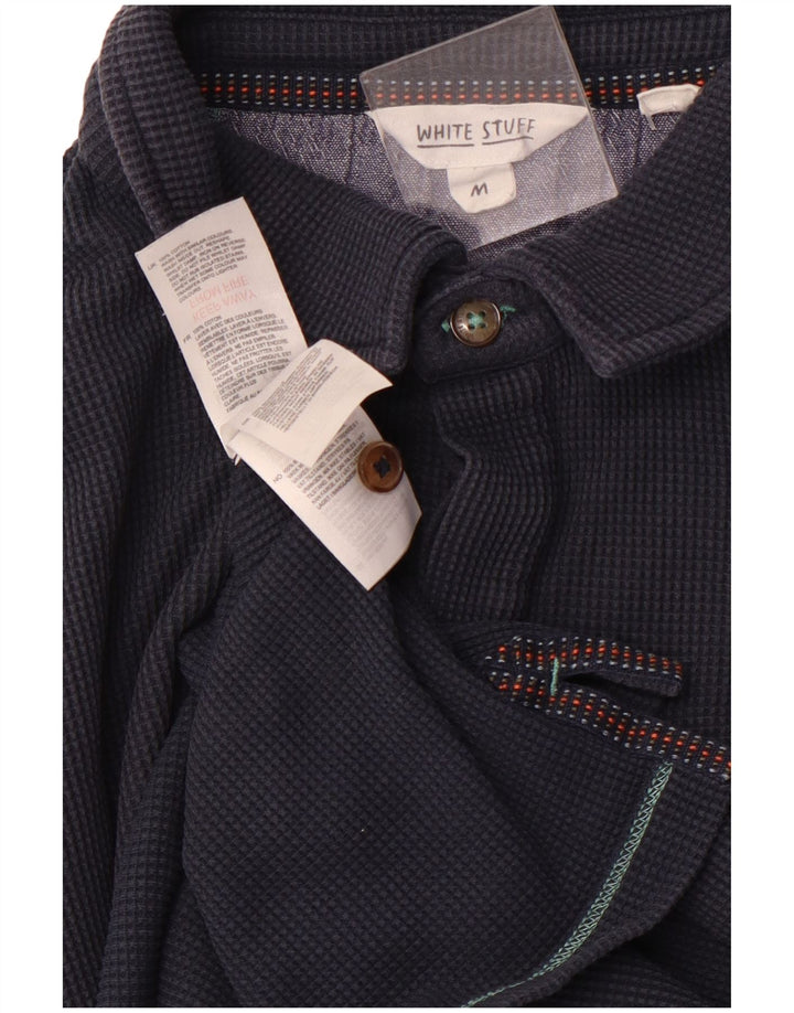 Polo da uomo WHITE STUFF in cotone blu navy medio