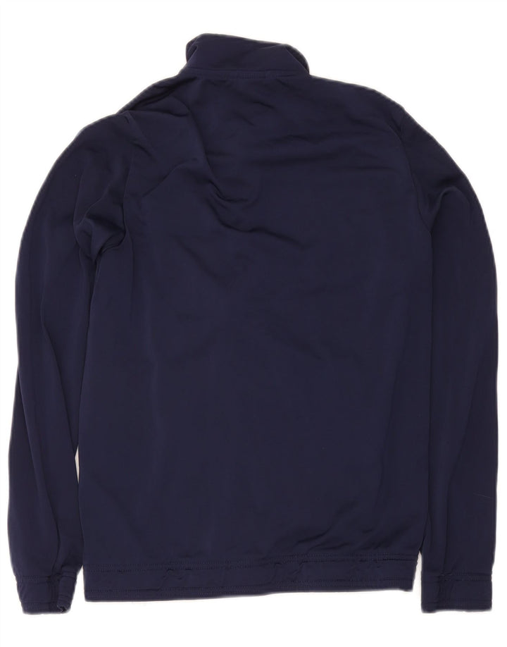 Giacca da tuta da ragazzo Puma 13-14 anni in poliestere color block blu navy