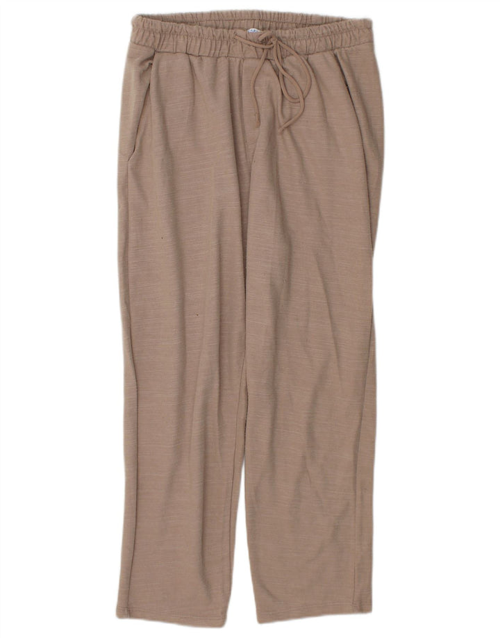 Pantaloni da tuta corti da donna Zara UK 12 Beige medio