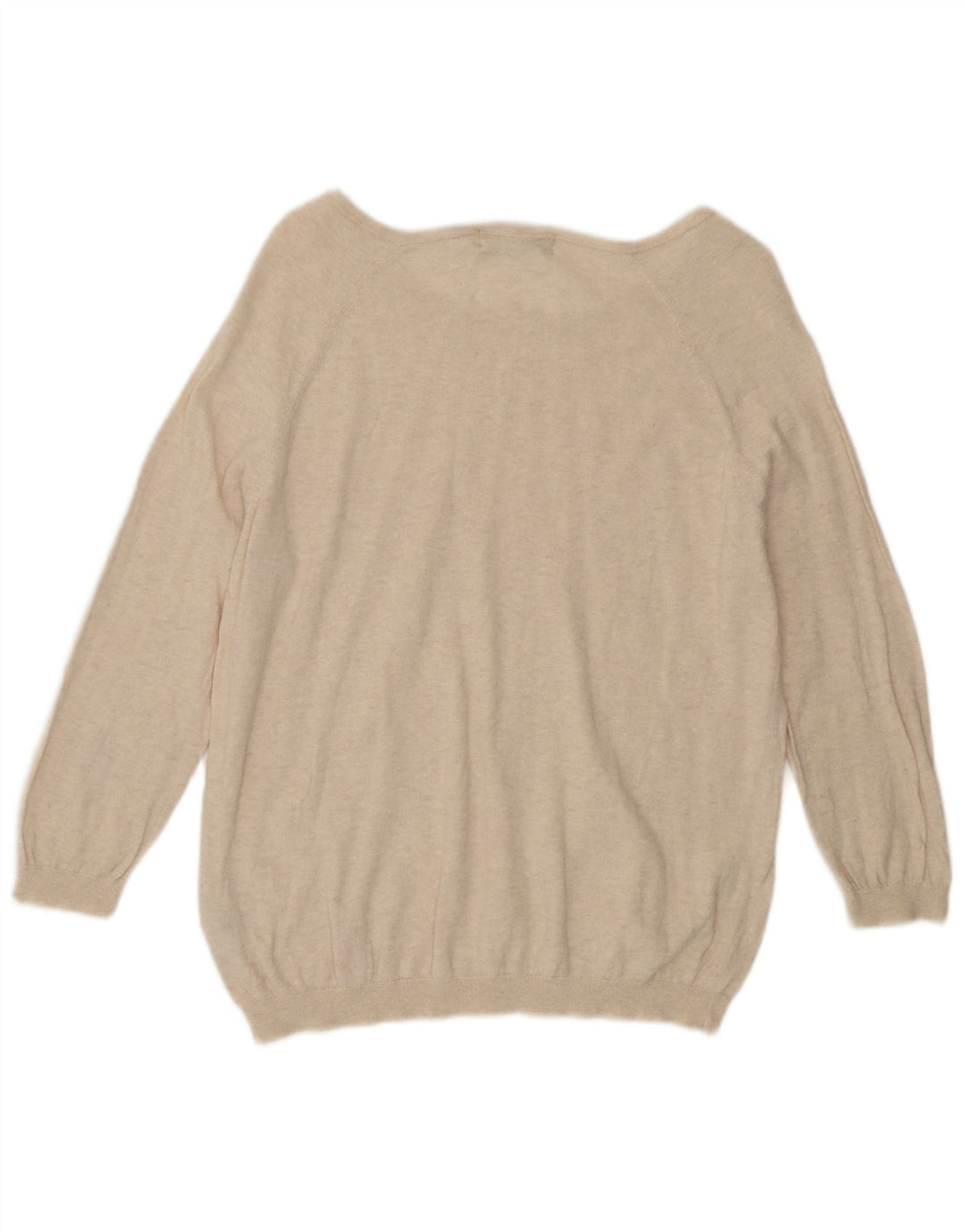 Maglione maglione con scollo a barca da donna Marks & Spencer UK 16 grande Beige
