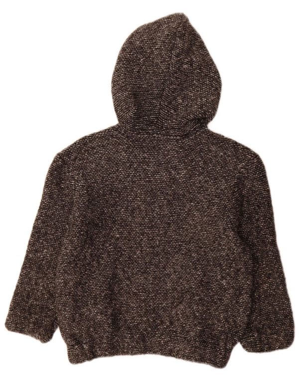 Maglione cardigan con cappuccio per ragazze Zara 6-7 anni in acrilico grigio