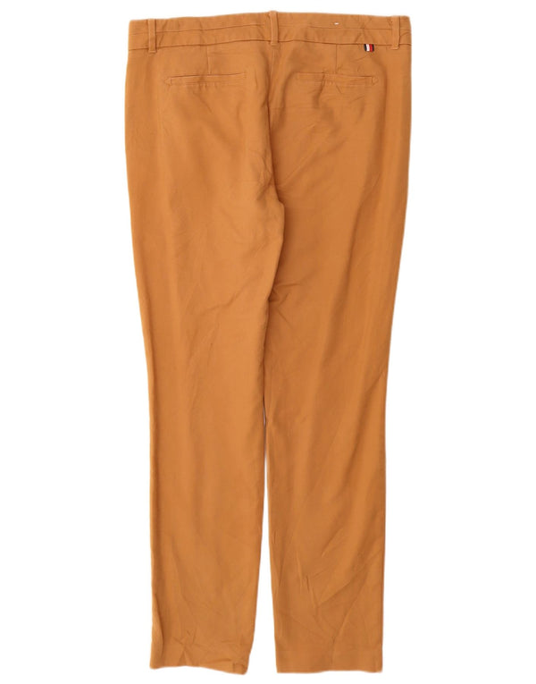 Pantaloni chino slim da donna Tommy Hilfiger US 10 Large W30 L29 cotone marrone