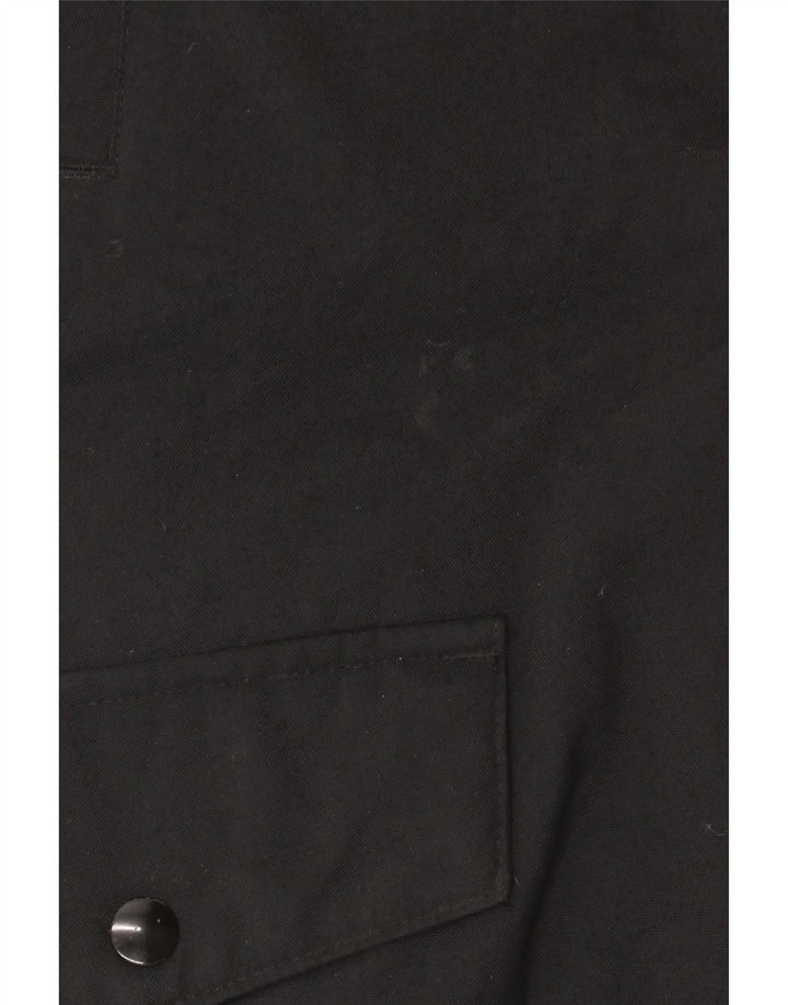 Giacca Parka con cappuccio da uomo Adidas UK 36 Small nylon nero