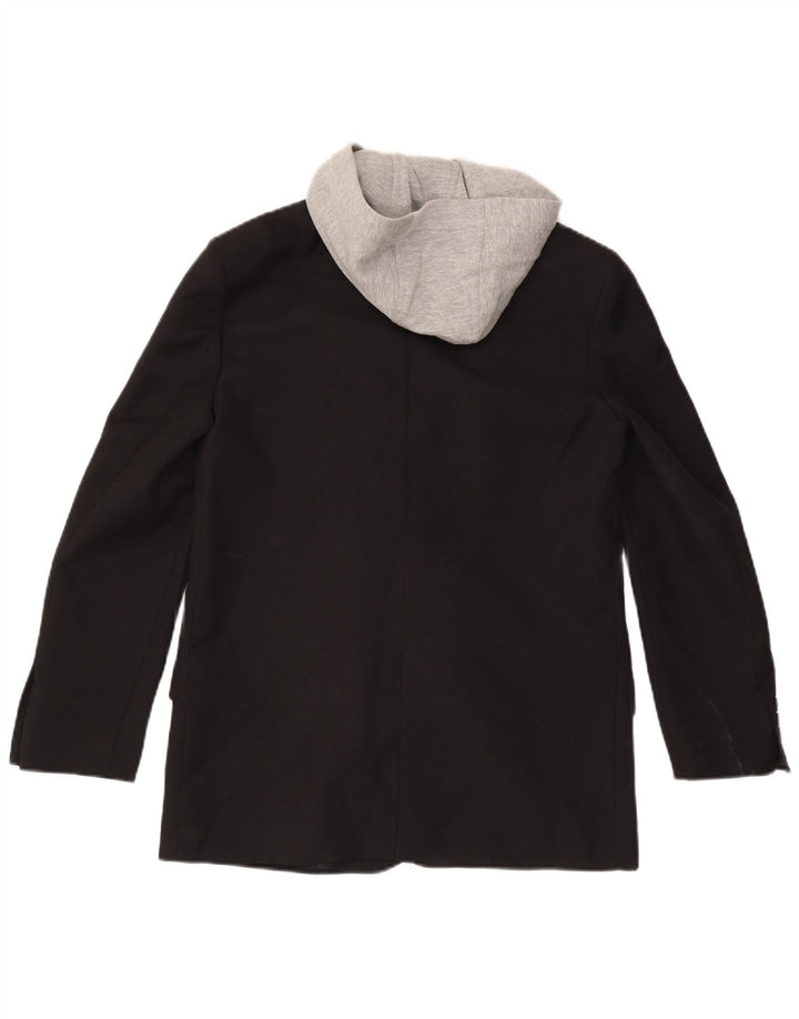 Giacca blazer oversize con cappuccio da donna Zara UK 6 XS color block nero