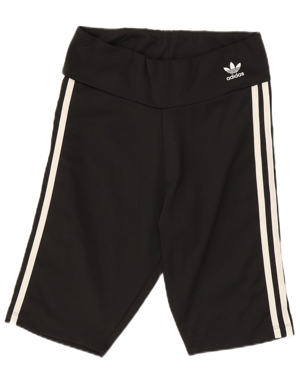 Pantaloncini sportivi ADIDAS da donna UK 12 medio nero poliestere