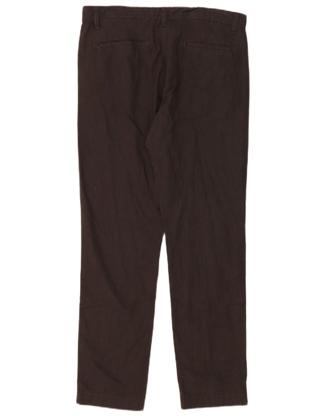 Pantaloni cargo slim da uomo di Dack grandi W34 L32 lino grigio