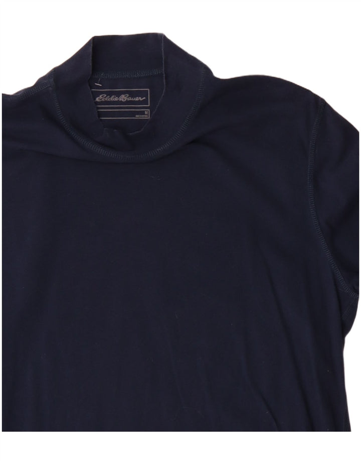 Eddie Bauer Maglia da uomo a maniche lunghe in cotone medio blu navy