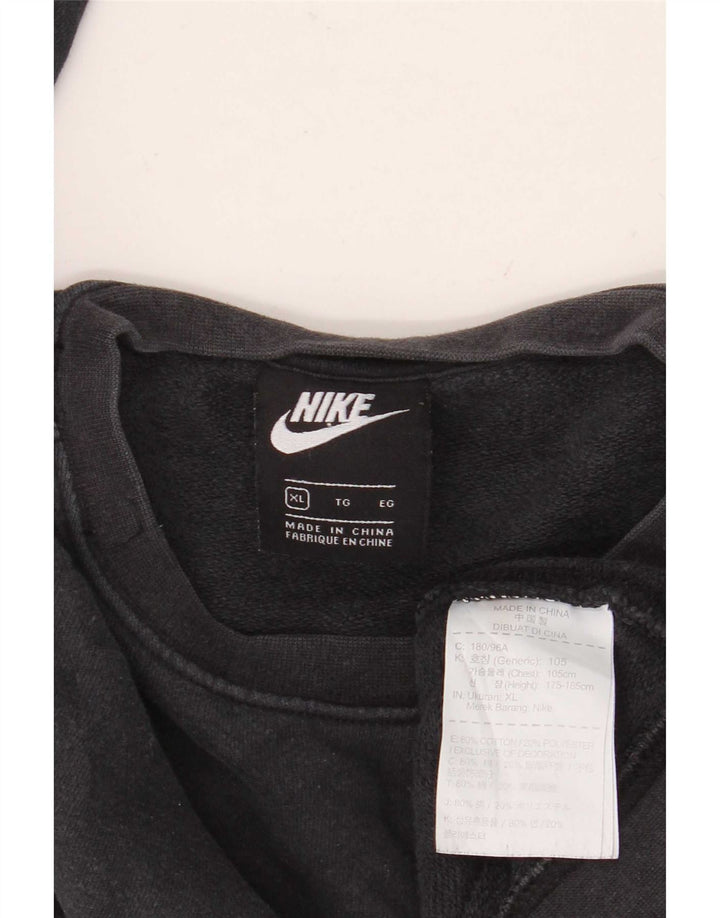 Felpa Nike Uomo Maglione XL Nero Cotone
