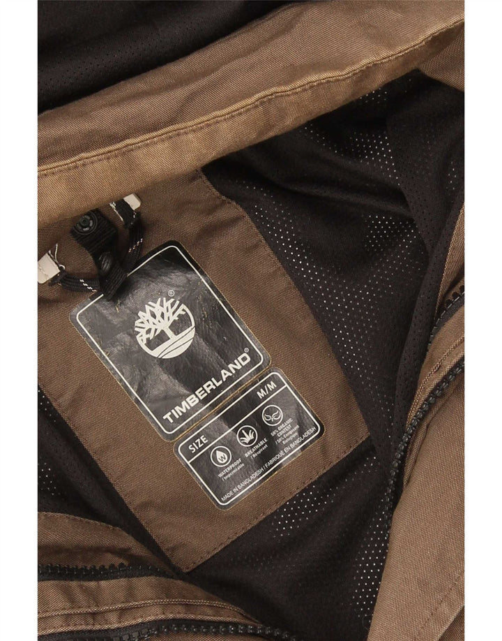 Giacca antipioggia con cappuccio da uomo Timberland UK 38 Marrone medio