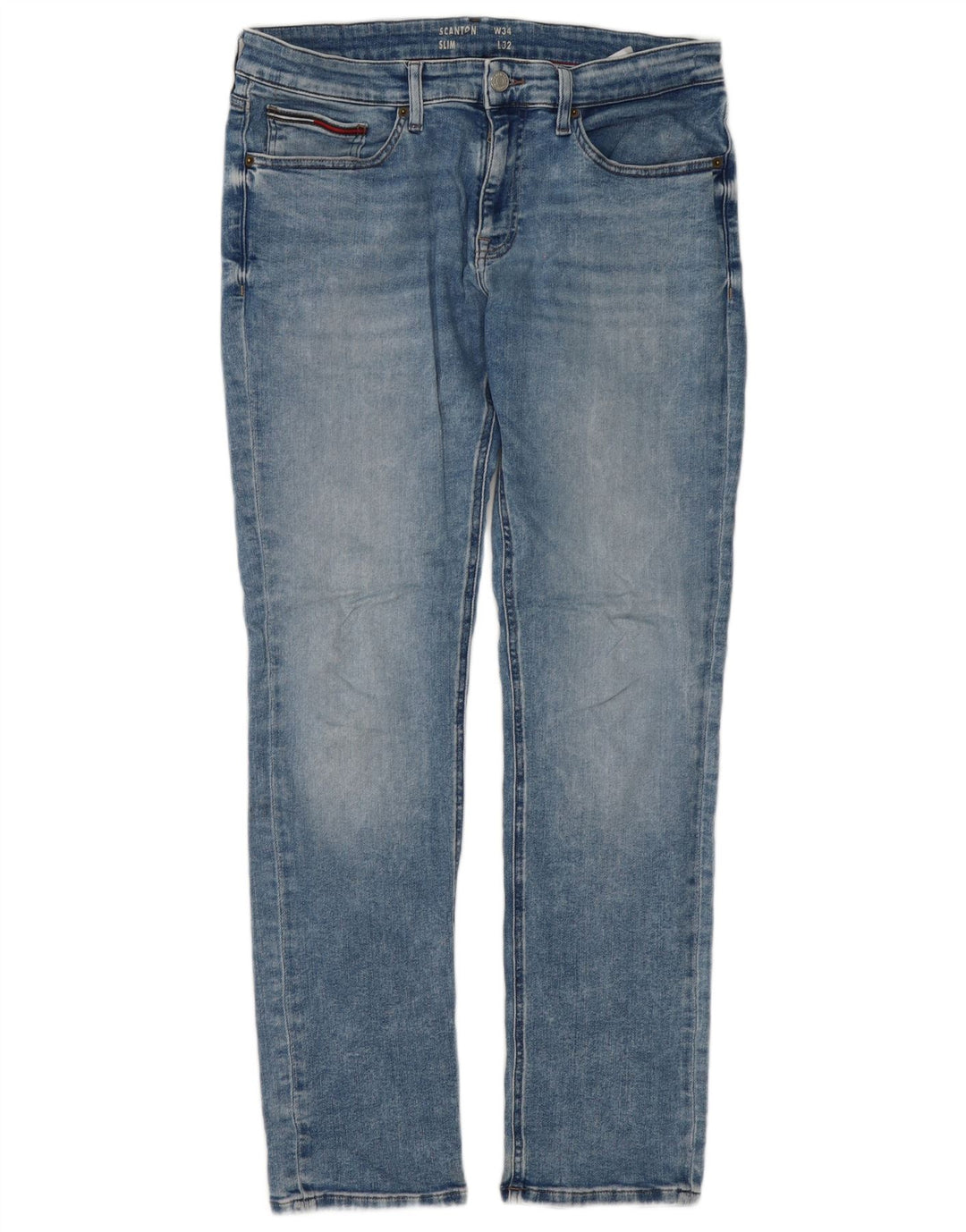 Tommy Hilfiger Uomo Scanton Slim Jeans W34 L32 Blu