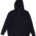 Maglione con cappuccio e zip da donna Marks & Spencer UK 14 Viscosa medio blu navy