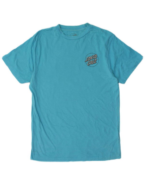 T-shirt grafica da ragazzo Santa Cruz Top 13-14 anni in cotone blu