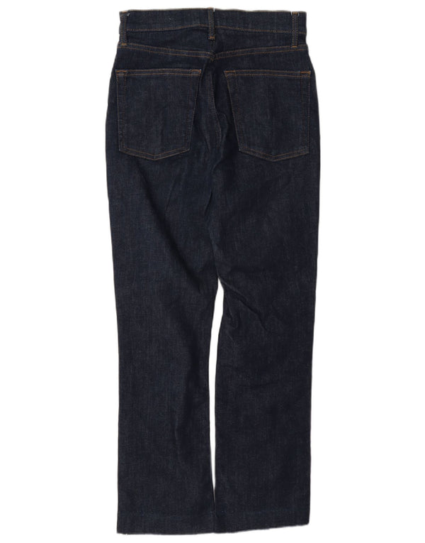 Jeans corti a vita alta da donna Zara EU 38 Small W28 L26 Blu navy