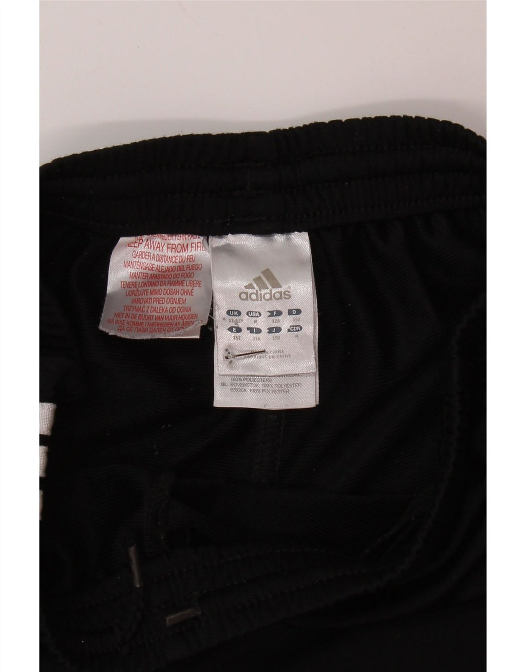 Pantaloni Tuta Adidas Bambina 11-12 Anni Poliestere Nero