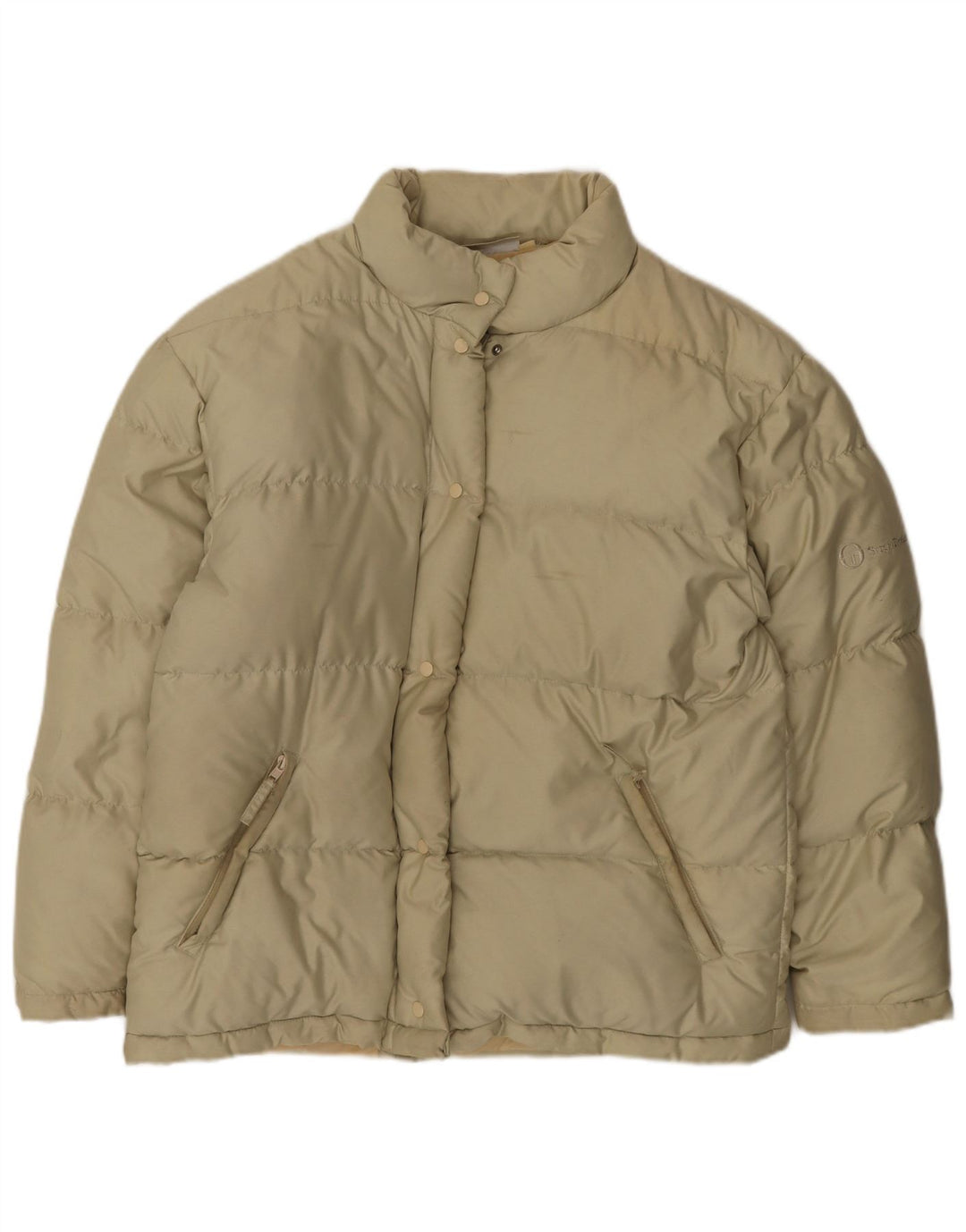 Giacca imbottita da donna Sergio Tacchini UK 18 XL Poliestere beige