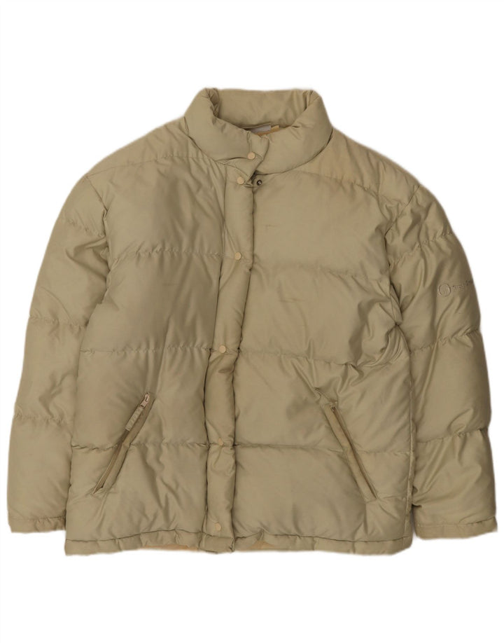Giacca imbottita da donna Sergio Tacchini UK 18 XL Poliestere beige