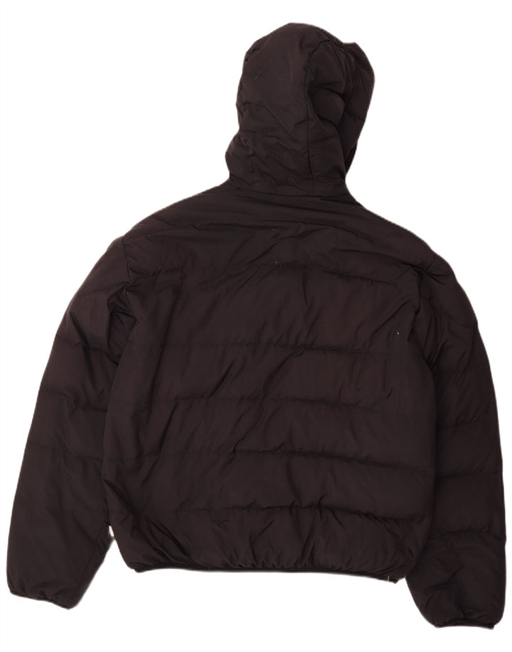 Giacca imbottita con cappuccio da uomo Sergio Tacchini UK 40 grande poliestere nero