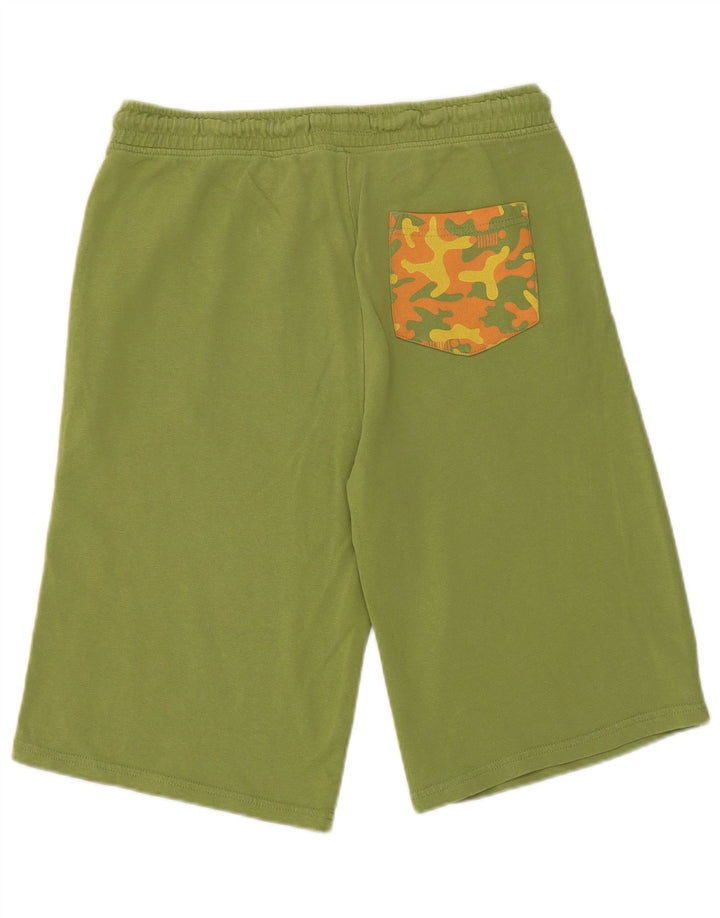 Pantaloncini sportivi grafici da uomo Jeep in cotone verde medio