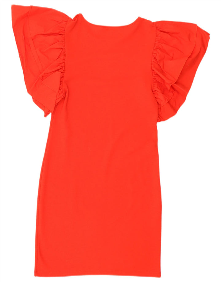Abito aderente a pipistrello da donna Zara UK 14 grande rosso