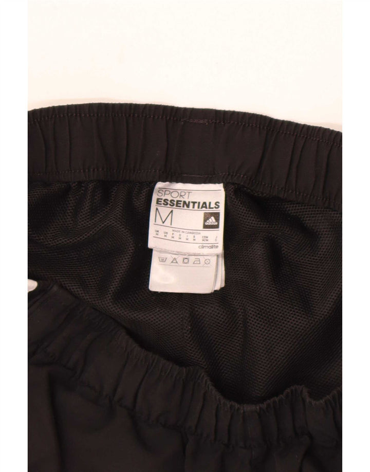 Pantaloncini sportivi Adidas Climalite da uomo medio poliestere nero