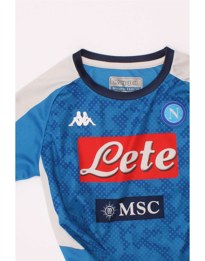T-shirt grafica Kappa per ragazzi, 4-5 anni, colore blu