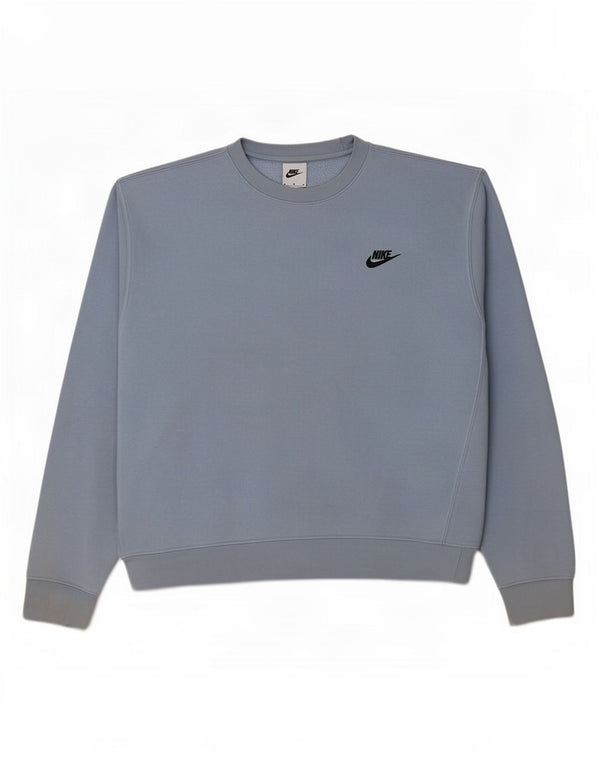 Nike Mens Sweatshirt Jumper Medium Blue Cotton