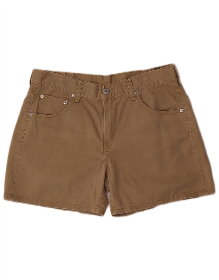 Pantaloncini casual da donna Levi's US 12 Large W32 Cotone Beige