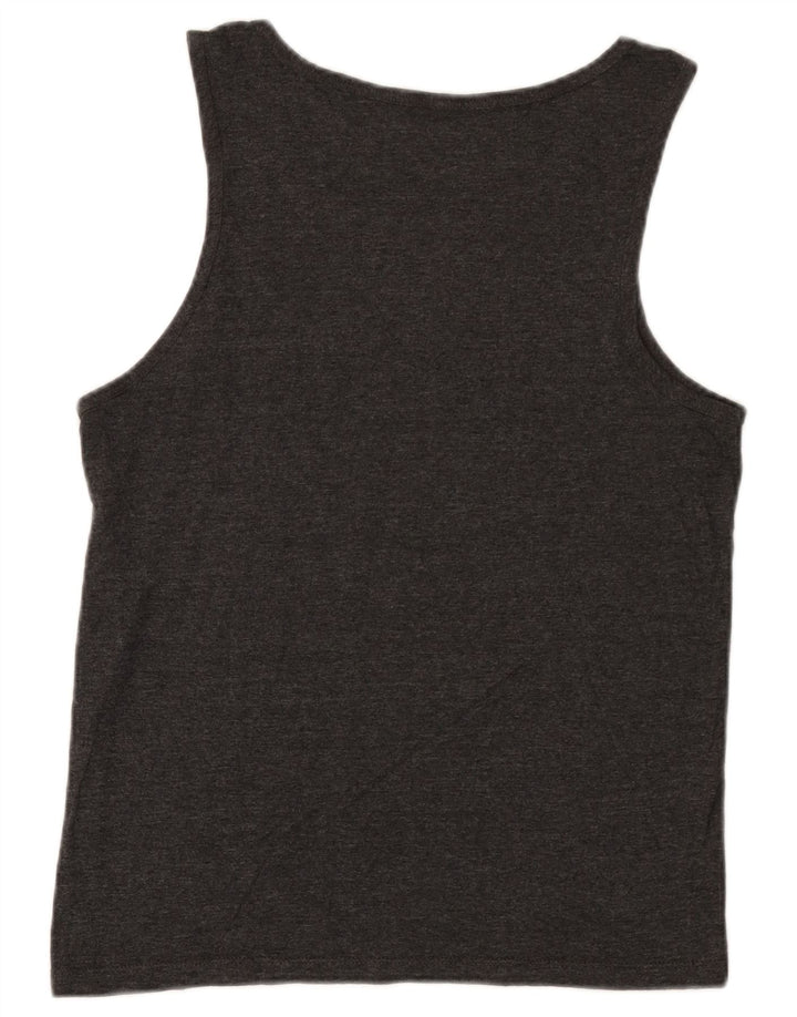 Canotta grafica da uomo Levi's piccola in cotone grigio