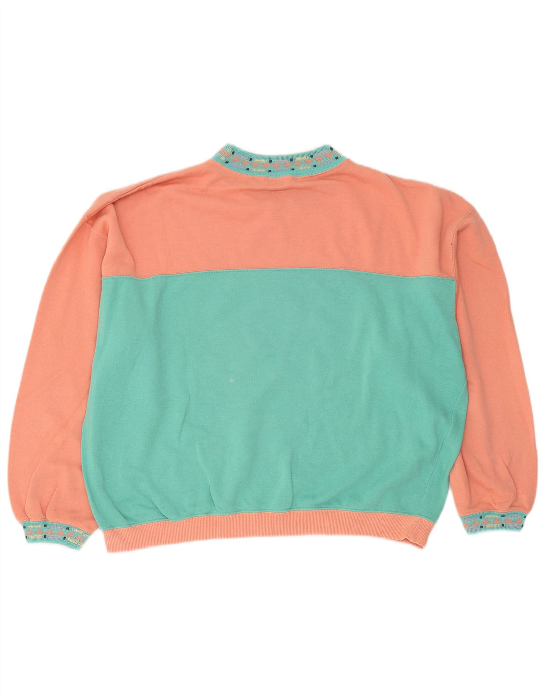 Felpa grafica da donna Playcrew Jumper UK 16 Large Blue Colourblock